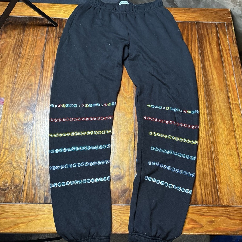 Lauren Moshi SPALDING CRYSTAL EVIL EYE STRIPE XS Embellished Black A120